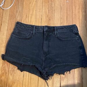 Forever 21 shorts denim washed black